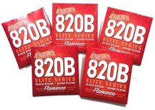 La Bella Guitar Strings Nylon 5 Sets 820B Black Nylon Silver Plated Flamenco