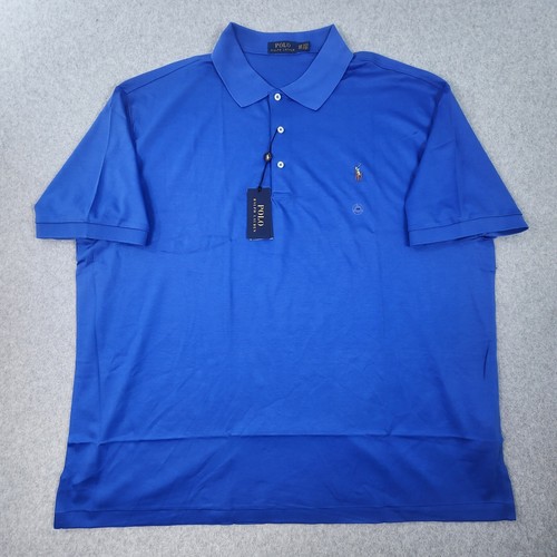 Polo Ralph Lauren Hemd Herren Größe 3XB Blau Polo Flesh Pony Knopf