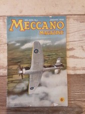 Vintage Meccano Magazine January 1946 Hawker Tempest 2