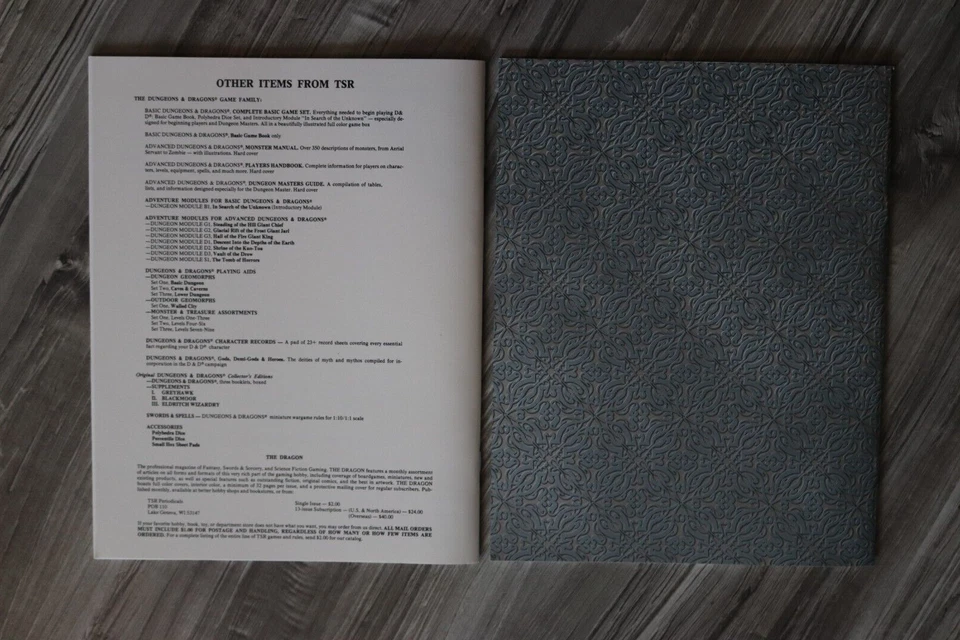 D&D, TSR Silver Anniversary Collector's Edition, Box komplett, englisch sehr gut - Bild 4 von 4