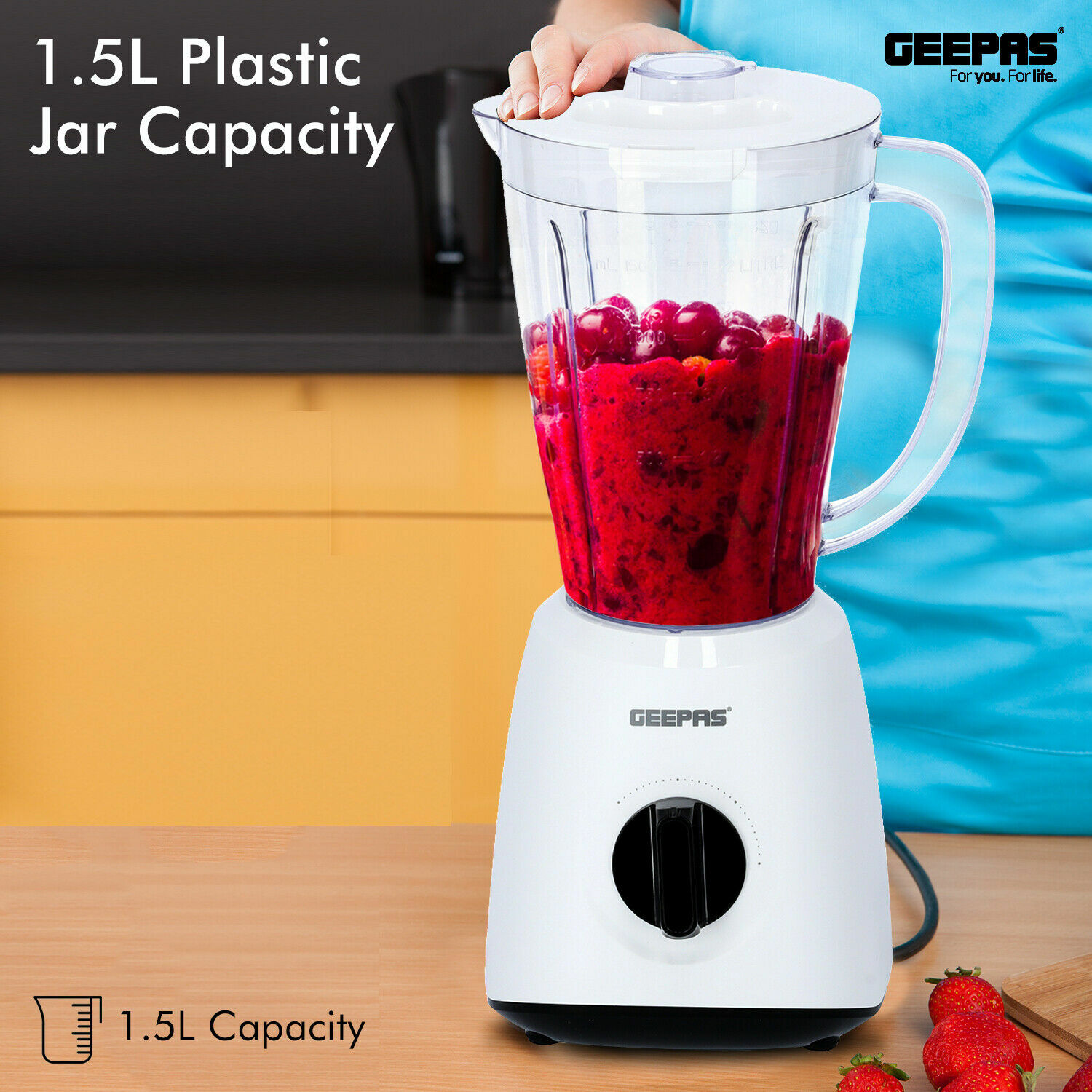 Geepas Blender Smoothie Milkshake Maker Food Processor Juicer Mixer Grinder eBay