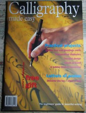 CALLIGRAPHY MADE EASY Publishing Matters 1993 UK Beginners' Guide To Writing