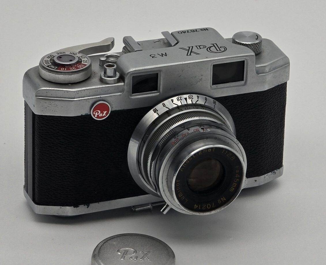 Yamato PAX M3 35mm Camera f/2.8 Lens for PARTS/Repair Yamato