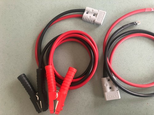 3 meter Heavy Duty jumper 2B&S 188 AMP Lead cable with 175 amp anderson plugs - Picture 3 of 4