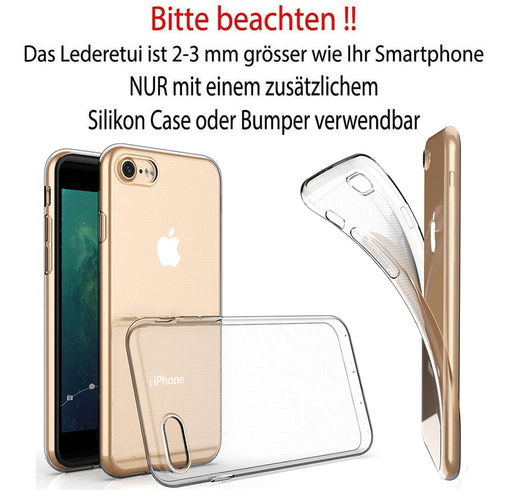 Suncase Custodia in vera pelle compatibile con iPhone 14 Pro (6,1) ( compatibile solo con iPhone 14 Pro), colore: verde anticato