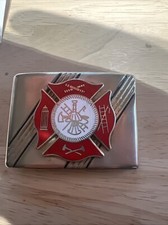 Firefighters Logo Symbol Metal Belt Buckle.