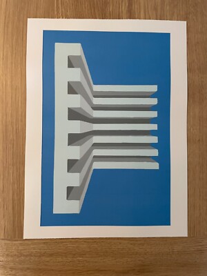 A3 Geometrischer Druck - 250 g/m² Hochglanz Kunst Poster - Moderne Abstrakte Wanddeko