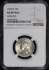 1932-D Washington Quarter NGC AU Details Whizzed