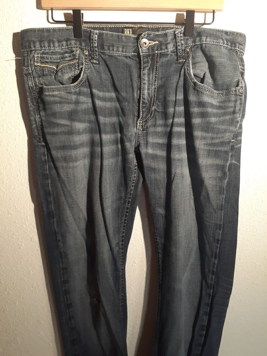 Mens Buckle BKE Denim Mechanics Jeans Size 36R Vintage 1967 Rn#75720