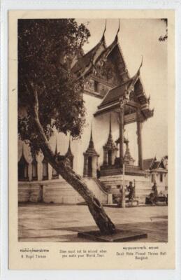 ROYAL THRONE, DUSIT MAHA PRASAD THRONE HALL, BANGKOK: Thailand Postkarte (C72435)
