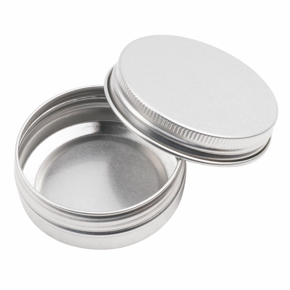10pcs 30ml Mini Round Tin Can Boxes Screws Metal Case Balm Container w/Lids - Image 4 of 4