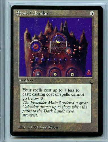 MTG Dark Stone Calendar CGC 8 NM-MT card Magic WOTC Amricons 5088 - Picture 3 of 3