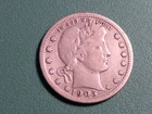 1905-P Barber Silver Quarter Semi Key date. #38CV...CHOICE FINE