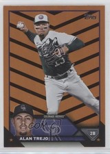 2023 Topps Update Orange & Black Foil Alan Trejo #US104 12bq