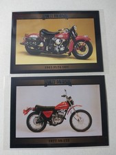 1992 Collect-A-Card - Harley Davidson 1941 FL 74 OHV & 1977 SS-175