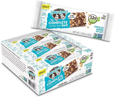 Lenny & Larry's The Complete Cookie-fied Bar, 9 x 45 g Riegel, Chocolate Almond