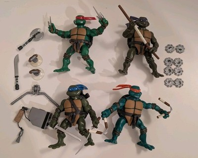 Playmates TMNT 2003 Reissue Lot of Four Loose Complete