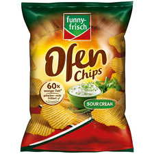 Funny-Fresco Forno Chips Sour Cream, 125 G