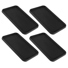 4 Pcs Car Anti-slip Storage Pad Silicone Mat Anti-skid Dashboard
