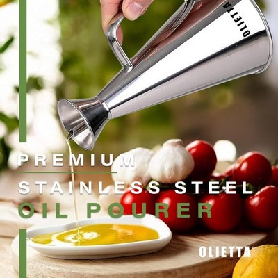 Olietta Olive Oil Dispenser Bottle Stainless 16.9 Ounces, Steel | eBay