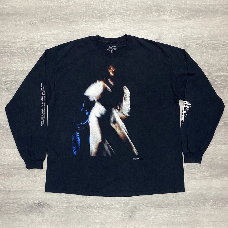 Lorde Melodrama T-Shirt XXL Band Tee Double Sided Graphic Long Sleeve Black Rare - Image 2 of 4
