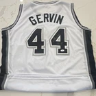 George Gervin San Antonio Spurs #44 Signed Jersey "HOF 91" - NBA