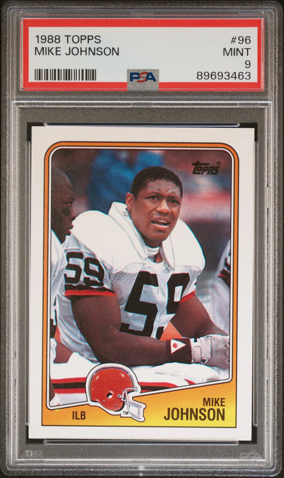 1988 Topps Mike Johnson #96 PSA 9