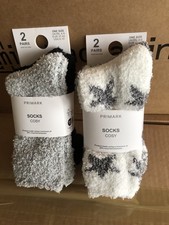 2 X Packs Warm Cosy Socks Ladies Size 4-8