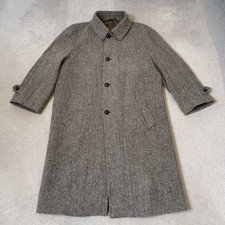 Brooks Brothers Balmacaan Harris Tweed XL