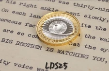 George Orwell 2025 £2 Coin BU Uncirculated From PA Seller