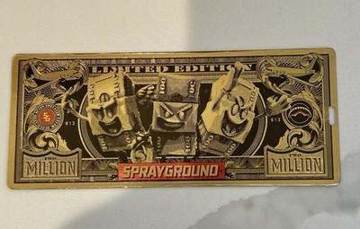 Sprayground Limited Edition Collector Tag