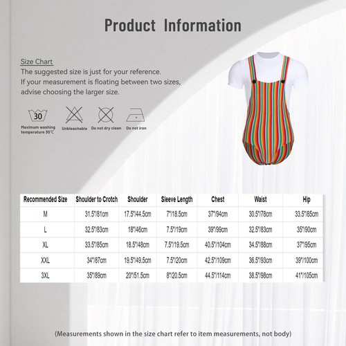Herren Nachtwäsche V-Ausschnitt Body Ballett Overall Homewear Nachtwäsche Knopf Schritt - Bild 20 von 57