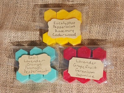 Wax Melts. Set of 3. Aromatherapy. Essential Oil. All Natural. Soy Wax. Vegan.