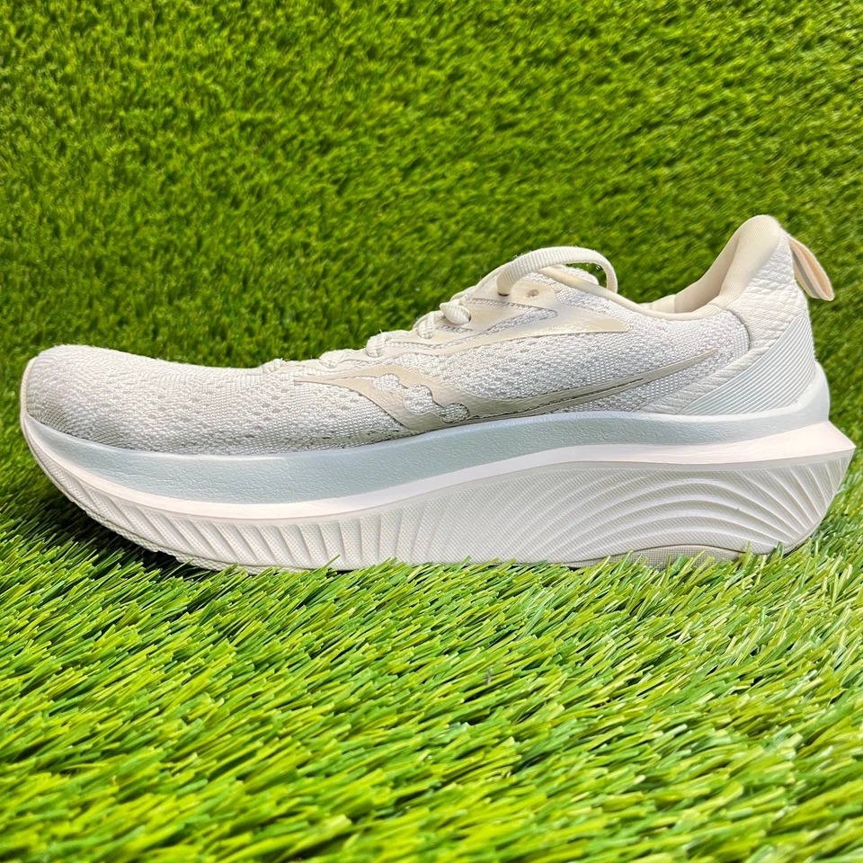 Tênis Saucony Echelon 9 feminino tamanho 7.5 bege atlético corrida caminhada - Imagem 2 de 4
