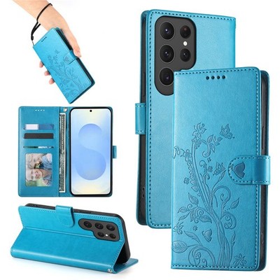 Butterfly Leather Wallet Cover Case For Xiaomi POCO X8 F7 F8 Redmi 15C 13 12 A5