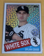 2020 Topps - Rookie Mojo Topps Chrome Baseball Dylan Cease #85C-10 (RC)
