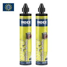 2x Injektionsmörtel Montagemörtel Verbundmörtel 300ml inkl. 4 Mischer