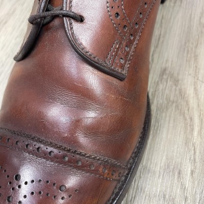 Allen Edmonds Sanford Shoes Mens Size 11 D Brown Cap Toe  display picture 1