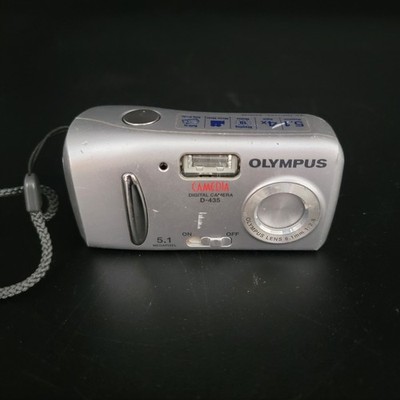 Olympus Camedia D-435 5.1MP Compact Digital Camera Silver - Works