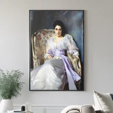 John Singer Sargent Lady Agnew of Lochnaw Canvas/Poster Wall Art