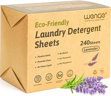 Eco-Friendly Laundry Detergent Sheets - 240 Plastic-Free, Hypoallergenic Liquidl