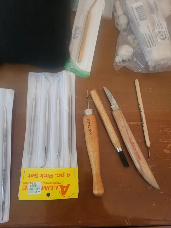 Hobby Craft Lot Needle Felting Push Molds Tools Wool etc.tootls materials - Image 4 of 4