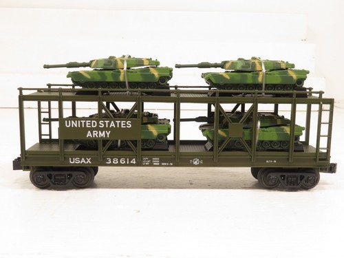 MTH 30-76560 Ejército de EE. UU. Portador Automático con Tanques LN  | Condition: Used