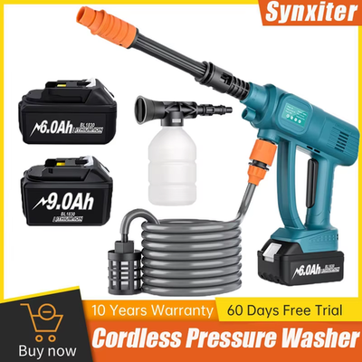 #ad Cordless High Pressure Washer for Makita 18V Battery 870PSI Power Spray Gun $145.95