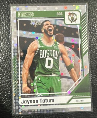 Jason Tatum #49 Disco Parallel, 2024-25 Panini Donruss, Boston Celtics