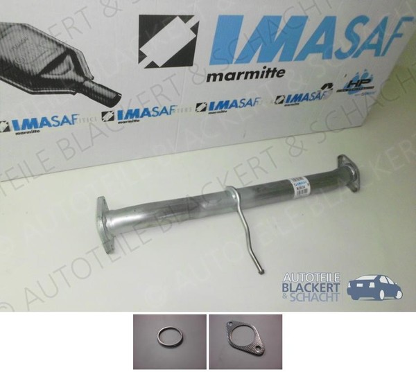 Imasaf Auspuff Mittelrohr + Anbauteile für X-Trail 2.2 Di 4X4 2001-2005-image