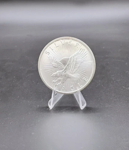 Vintage Sunshine Mint Eagle Sunburst One Troy Ounce Fine Silver 999