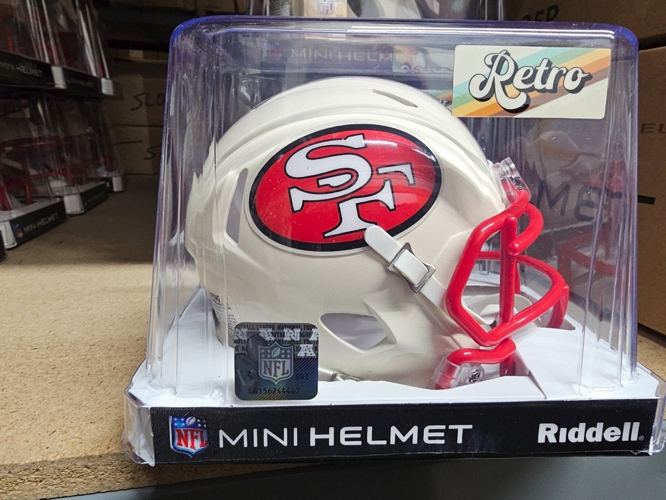 SAN FRANCISCO 49ERS 2026 Helmet Riddell Replica Mini Speed Alternate ...