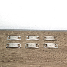 Nike Air Force 1 Shoe Lace Tag Genuine Replacement Buckle Dubrae AF1 OEM Set 6