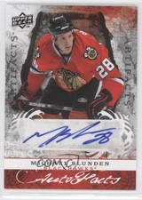 2008-09 Upper Deck Artifacts Autofacts Mike Blunden Michael #AF-BL Auto 0c2
